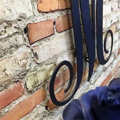 Letter M - Metal Wall Art Home Decor - Handmade - Choose 8", 12", 16 ...