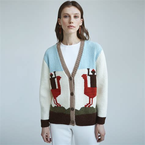 Cardigan " Riders of EWE" wool by Kokosha buy online