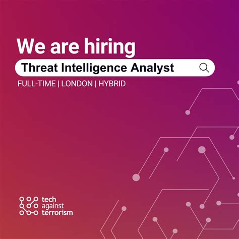 Tech Against Terrorism on LinkedIn: CALLING ALL THREAT INTELLIGENCE ANALYSTS! Tech Against ...