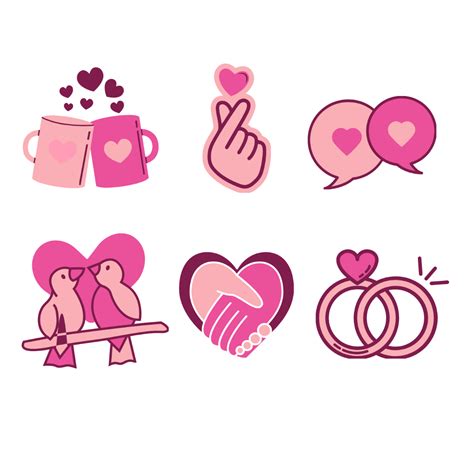 Free Love Symbols Clipart Template to Edit Online