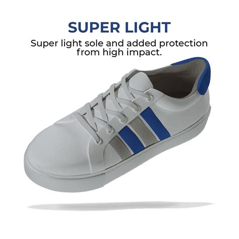 Arctic Stripe, Casual White Sneaker Shoes for Men – razmazfashion