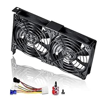 SCCCF Dual 92mm Graphic Card Fans, 7.36in x 4.72in x 1.18in, Graphics ...