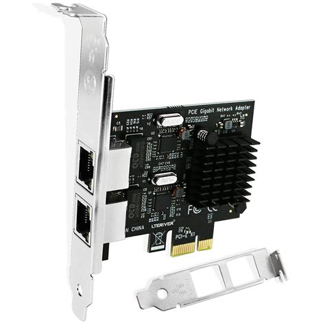 Amazon.in: Buy LTERIVER PCI Express to 2-Ports Gigabit Ethernet Adapter ...