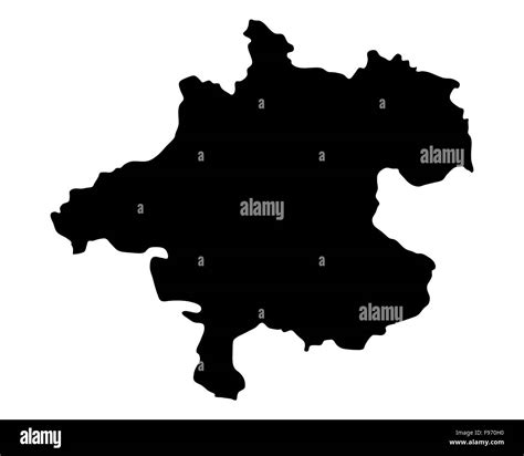 Map of Upper Austria Stock Photo - Alamy