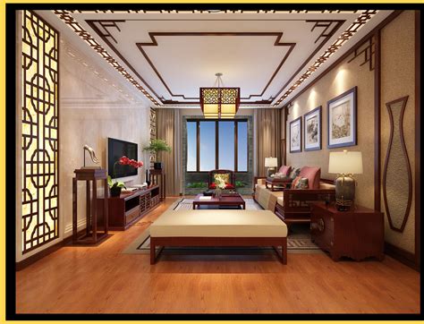 中式风格三居室141平米5.9万-阳光水岸装修案例-保定房天下家居装修网