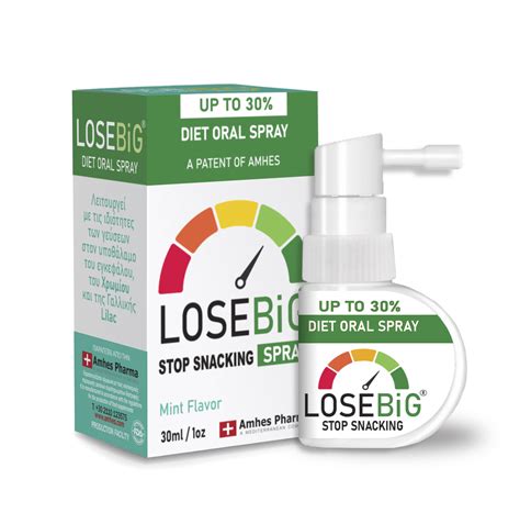 LOSEBiG SPRAY γεύση Μέντα - AMHES.COM
