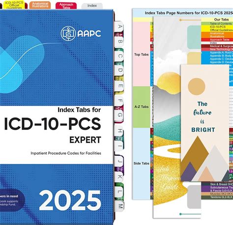 Amazon.com : Upgraded Index tabs for ICD-10 -PCS AAPC Version 2025, 126 ...