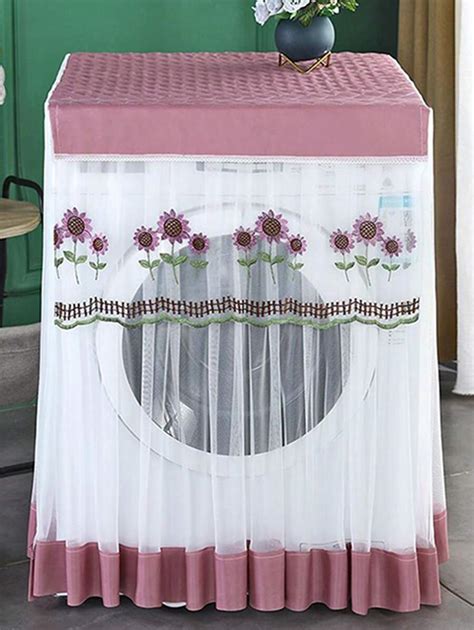 Lilac Sunflower Washing Machine Dust Cover | SHEIN USA