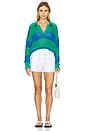 BEACH RIOT Wynn Top in Garden Green Colorblock | REVOLVE