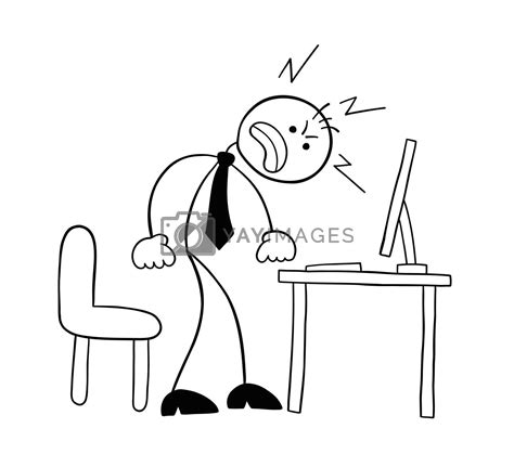 Image result for Computer User Angry Cartoon