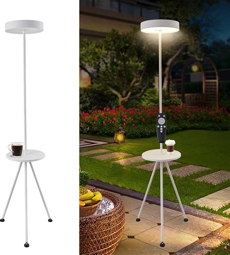 AIDENOEY Outdoor Floor Lamp 100% Solar Powered,Outdoor Solar Lanterns ...