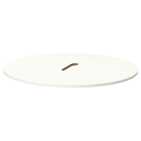 MITTZON table top, round/white, 120 cm (471/4") - IKEA