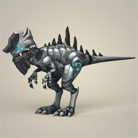 Fantasy Robot Dinosaur - 3D Model by 3dseller