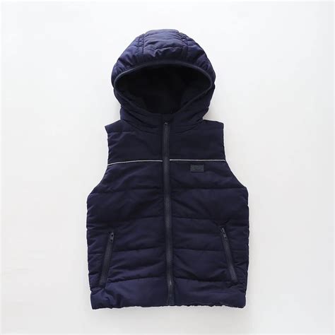 Navy Blue Puffer Vest - Ollies Place Kidswear
