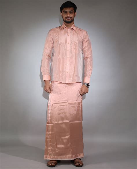Men's wear combo pack features rose gold polyester full-sleeve readyma