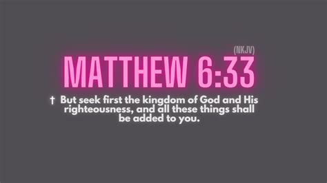 Christian Wallpaper Desktop & Laptop - Matthew 6:33