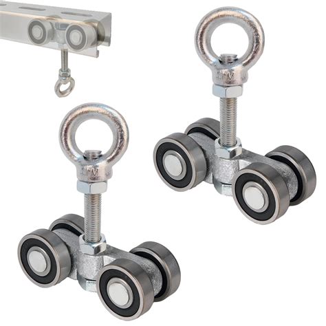 Biaxjuny4wheel Trolley Assembly Roller Silent Unistrut Trolley Roller ...