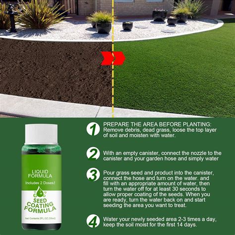 Buy Green Grass Lawn Spray - Liquid Grass Seed Spray for Lawn, Garden ...