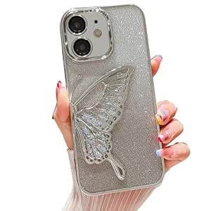 Apurb Store for iPhone 16 Case with Luxury Glitter Cute Butterfly ...