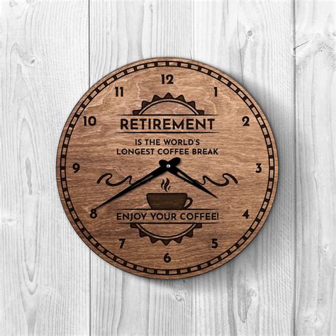 Retirement Clocks for Men, Retirement Gifts for Men, Funny Retirement ...