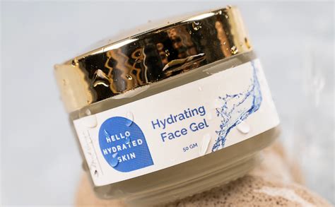Herbsense Hydrating Face Gel Moisturizer with Aloe Vera, Vetiver, Rose ...