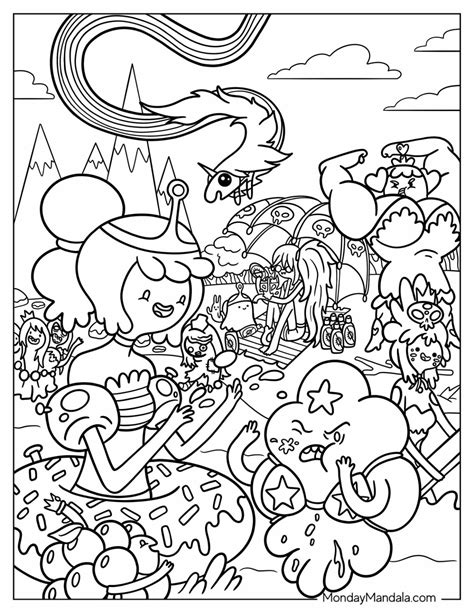 Adventure Time Color Pages 的图像结果