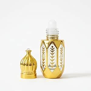 Empty 6ml Attar Bottle with Roll-On Applicator | Refillable Glass ...