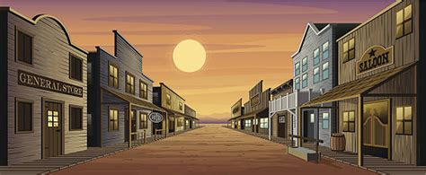 Ghost Town Illustrations, Royalty-Free Vector Graphics & Clip Art - iStock