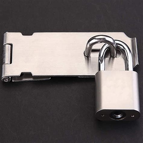 Shed Latch 2Pcs Stainless Steel Gate Lock Hasp, Safety Packlock Clasp ...