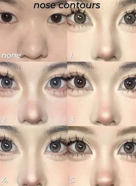 doll nose makeup