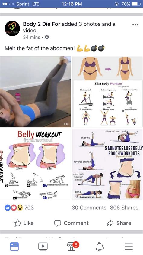 Pin by Keller Miller on diet and exercise | Belly workout, Fitness body ...