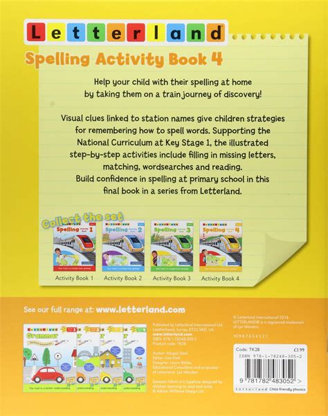 Letterland Spelling Activity Book 4 — Spellbound Kids Bookstore