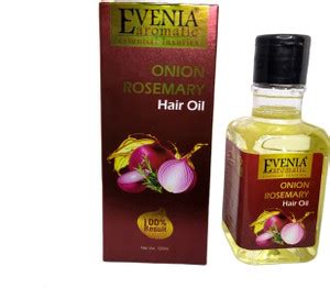 Evenia PURE COLD PRESSED ONION ROSEMARY HAIR OIL WITH HIBISCUS OIL ...