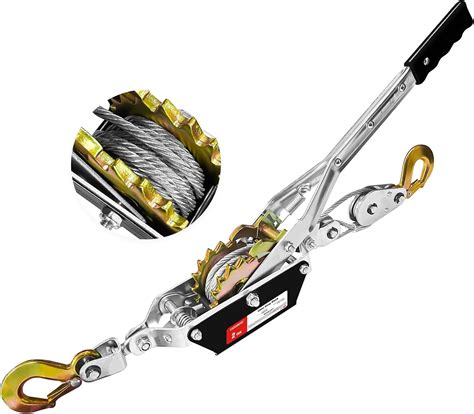 Amazon.com: YATOINTO Come Along Winch 2-Ton (4400 Lbs) Pulling Capacity ...