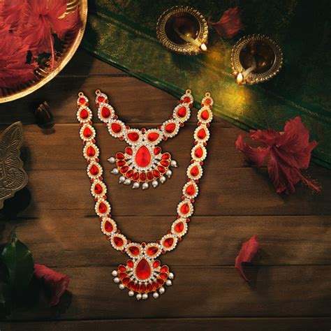 Giri - Stone Haram | Deity Jewellery | Necklace For God — Giri Trading ...
