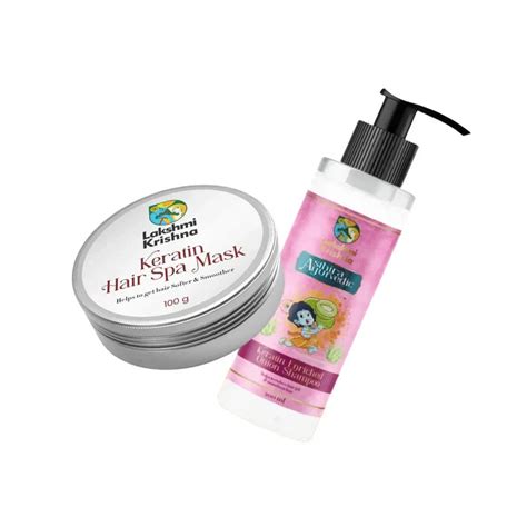 Keratin Enriched Onion Shampoo + Keratin Hair Spa Mask – Lakshmi ...
