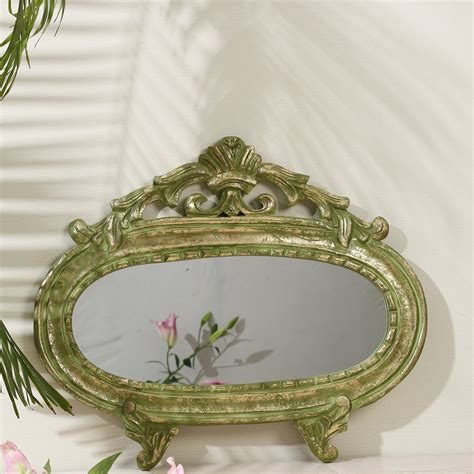 Mirror - Green with Gold Foiling – Revive Home