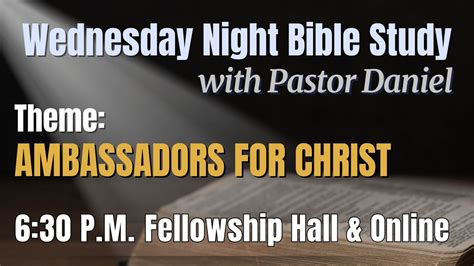 Wednesday Night Bible Study, 8726 Braddock Rd, Annandale, VA, United ...