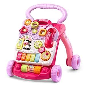 VTech Sit-to-Stand Learning Walker (Frustration Free Packaging), Pink ...