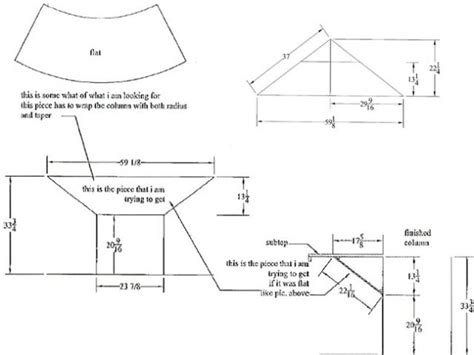 Image result for Cone Layout Flat Pattern