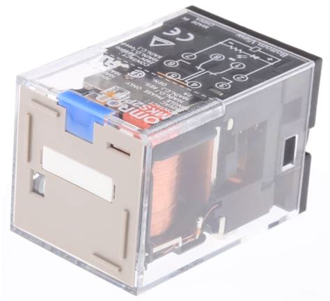 MKS2PIN 24VDC Omron | Omron Plug In Relay, 24V dc Coil, 10A Switching ...