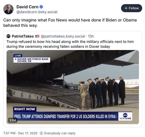 Trump Refused to Bow Head During Fallen Soldier Transfer - MeidasTouch News