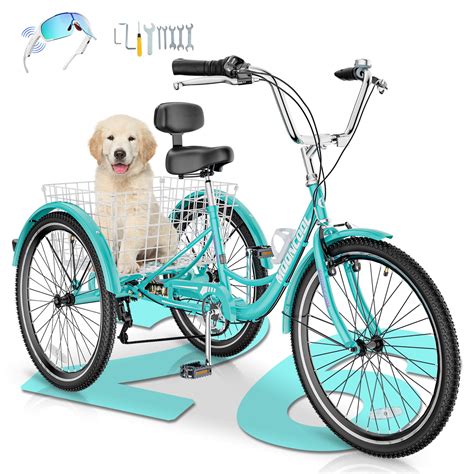 MOONCOOL SLSY 7-Speed Adult Trike- 24/26 inch 3 Wheel Bike India | Ubuy
