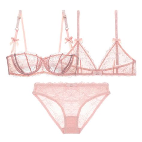 Varsbaby Sheer Lace Bra Panties Set Sexy Transparent | Ubuy India