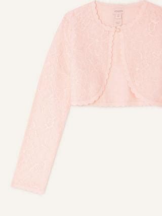 Monsoon Kids' Lace Cropped Cardigan