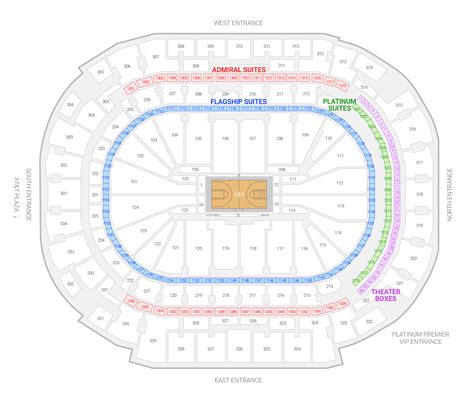 American Airlines Center Detailed Seating