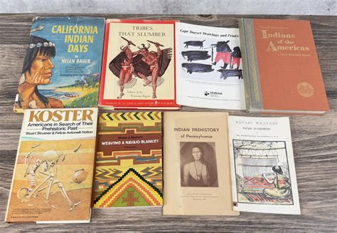 Collection Of Native American Books