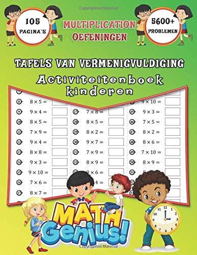 Buy Tafels van vermenigvuldiging , Activiteitenboek kinderen ...