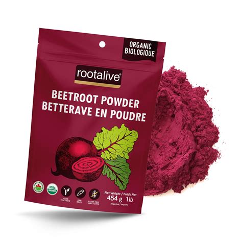Rootalive - Organic Beetroot Powder, Raw and Vegan Beet Powder for ...