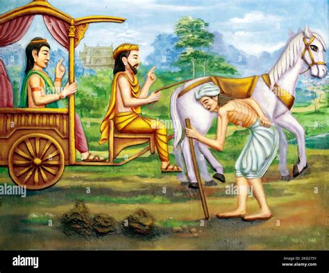 Ba Vang buddhist temple. During his visit to the Royal park, Prince ...